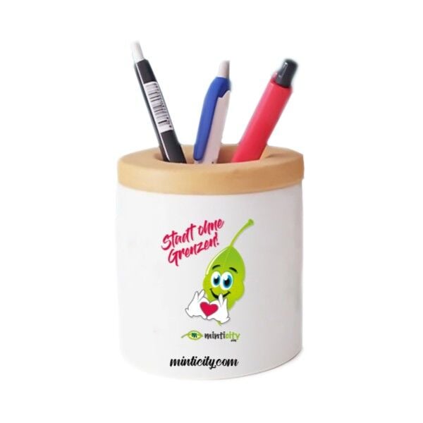 Minticity Baskılı Kalemlik : Stadt Ohne Grenzen !