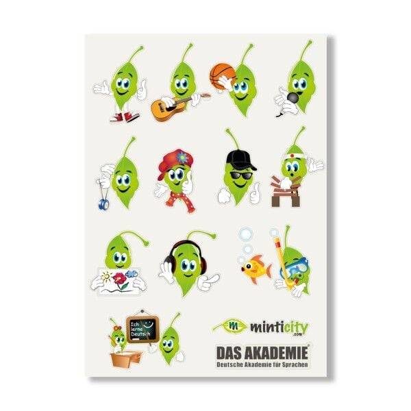 Minticity Sticker Seti (A4 Boyutu)