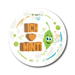 Minticity Rozet 10'lu : Ich ❤️ Minti