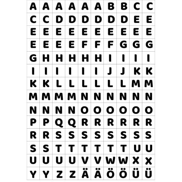 Minticity Küçük Boy Alfabe Seti