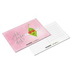 Minticity Baskılı Kartpostal : Ich Liebe Dich