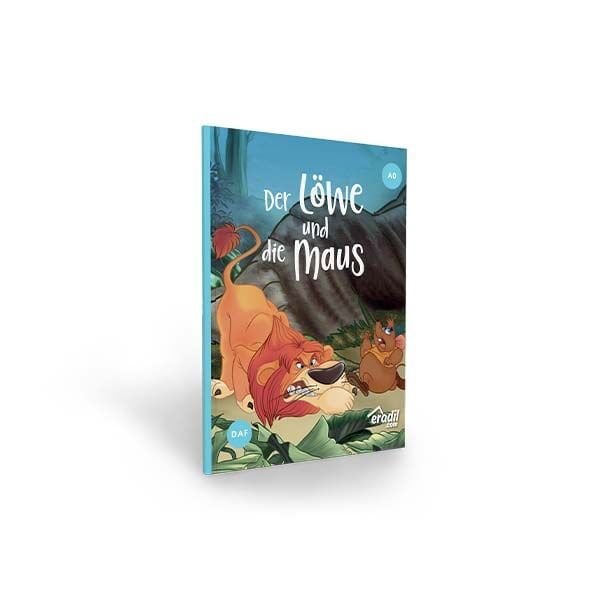 Der Löwe und die Maus A0 Almanca Hikaye Kitabı