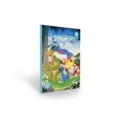 Die Schildkröte und der Hase A0 Almanca Hikaye Kitabı