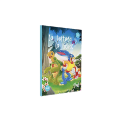 La tortuga y la liebre A0 İspanyolca Hikaye Kitabı
