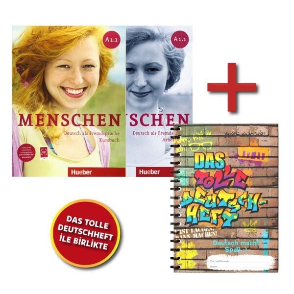 Menschen A1.1 Kursbuch ve Arbeitsbuch + DAS Tolle Deutschheft