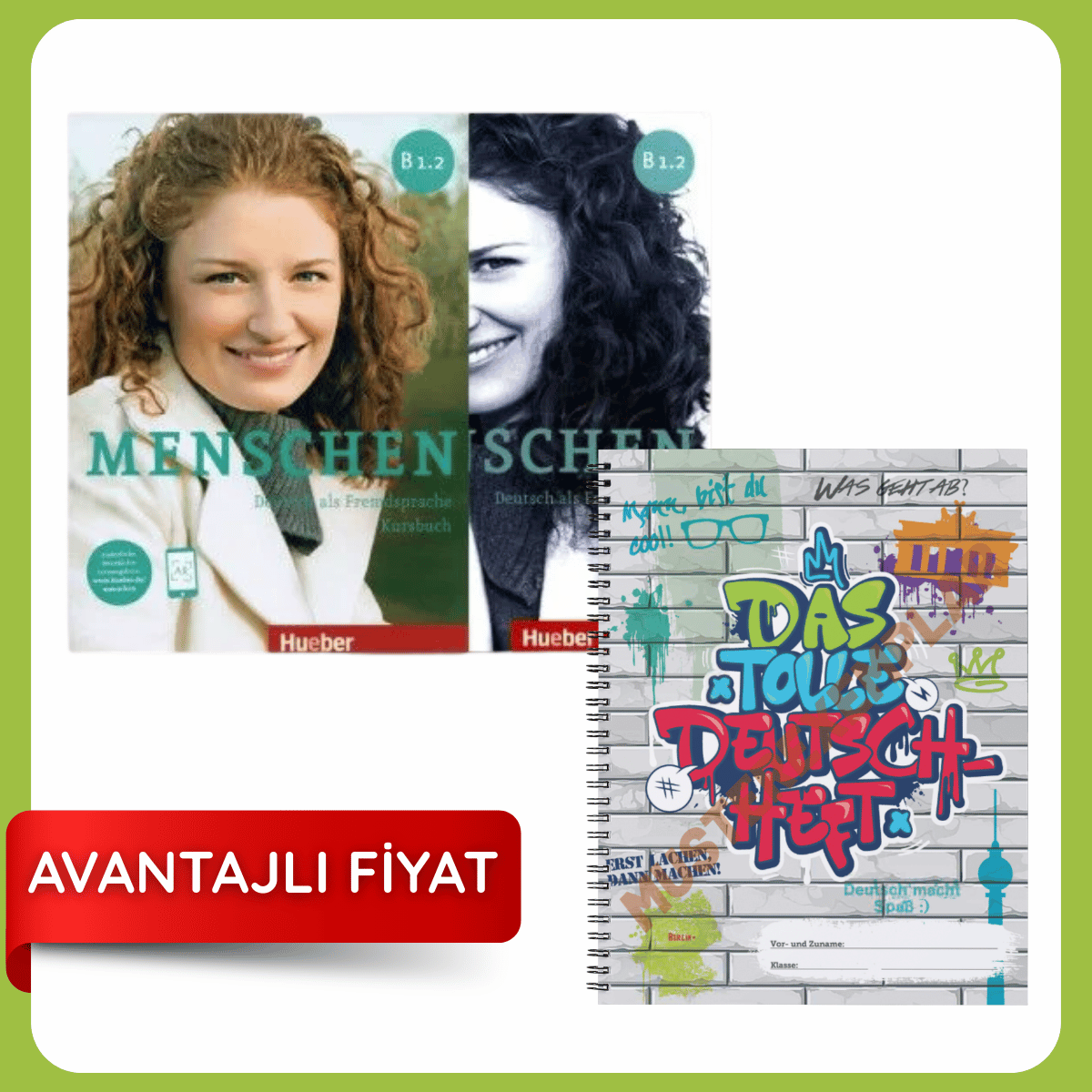 Menschen B1.2 Kursbuch ve Arbeitsbuch + DAS Tolle Deutschheft