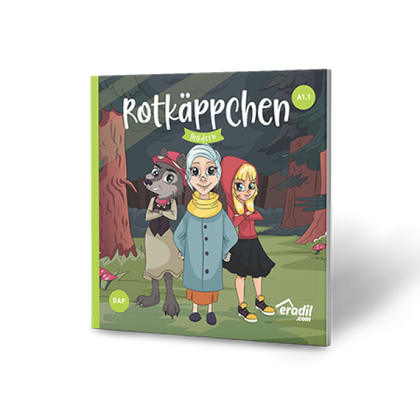 Rotkäppchen Modern A1.1 Almanca Hikaye Kitabı