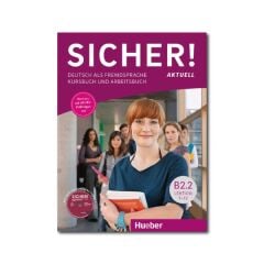 Sicher Aktuell B2.2 Kursbuch ve Arbeitsbuch Tek Kitap