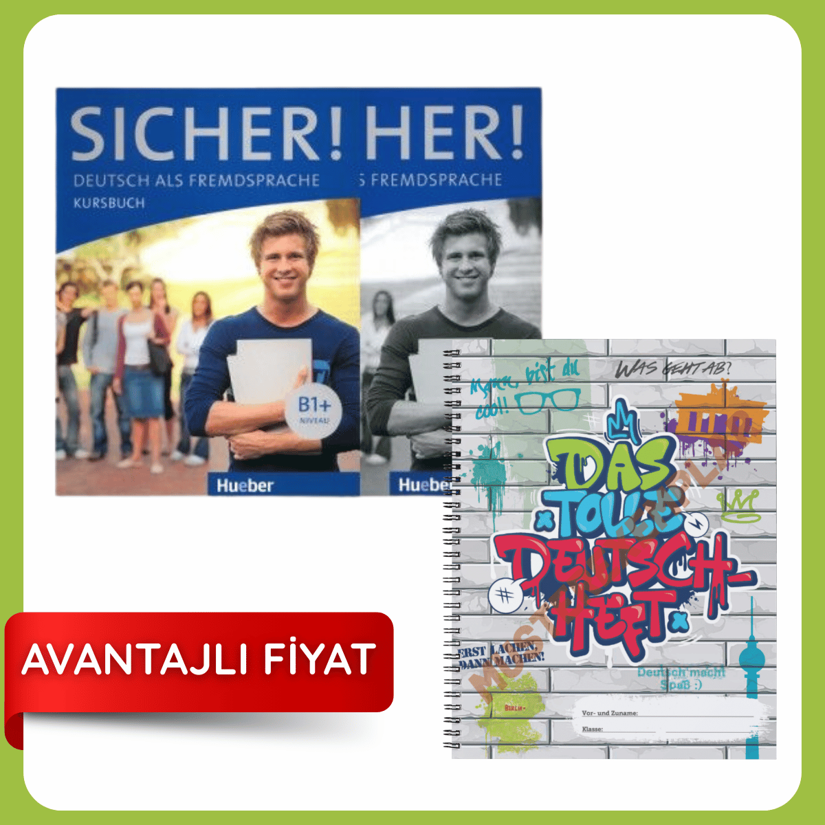 Sicher B1+ Kursbuch ve Arbeitsbuch + DAS Tolle Deutschheft