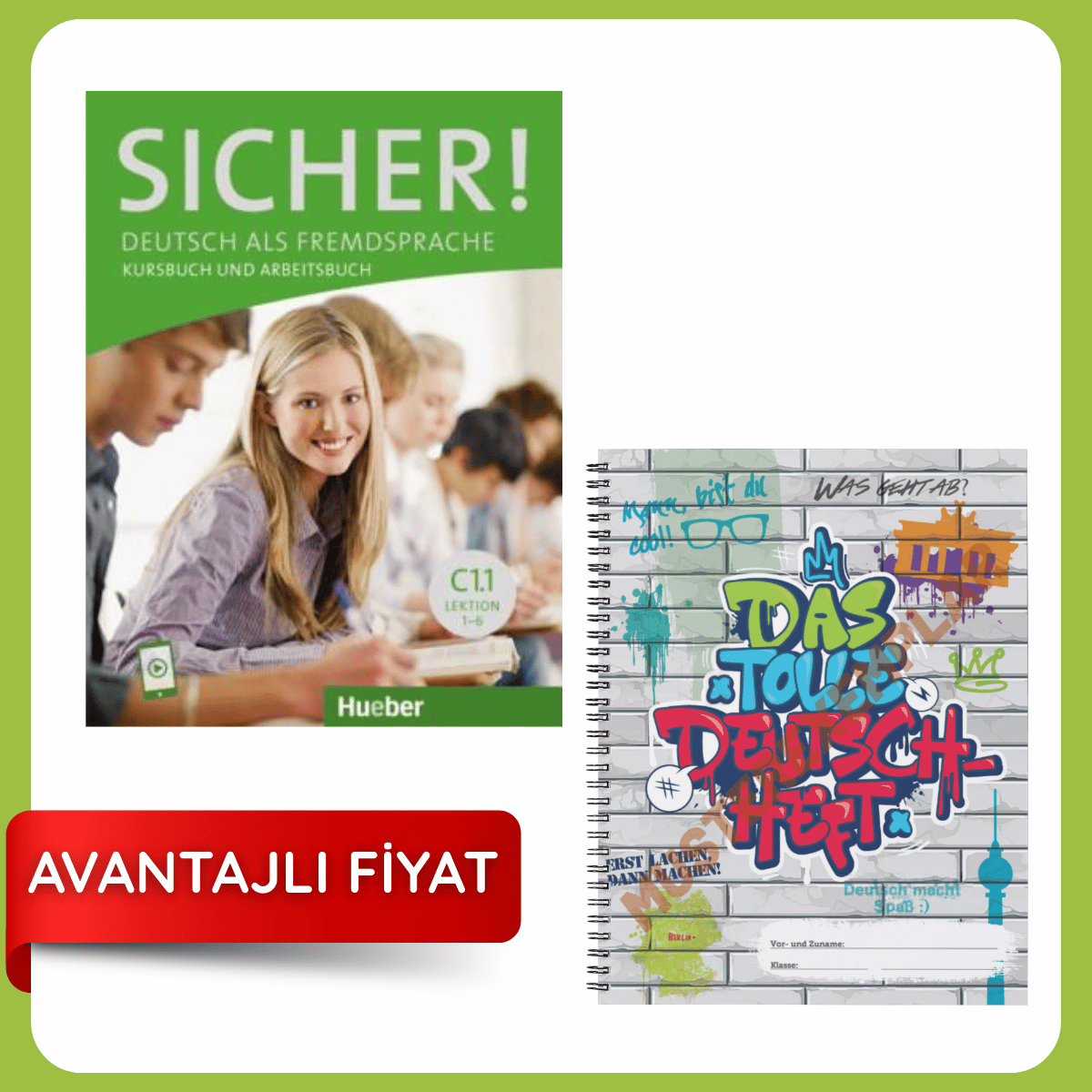 Sicher C1.1 Kursbuch ve Arbeitsbuch Tek Kitap + DAS Tolle Deutschheft