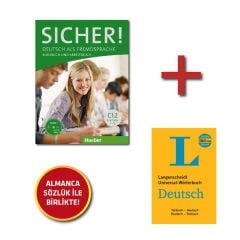 Sicher C1.2 Kursbuch ve Arbeitsbuch Tek Kitap + Langenscheidt Almanca Sözlük