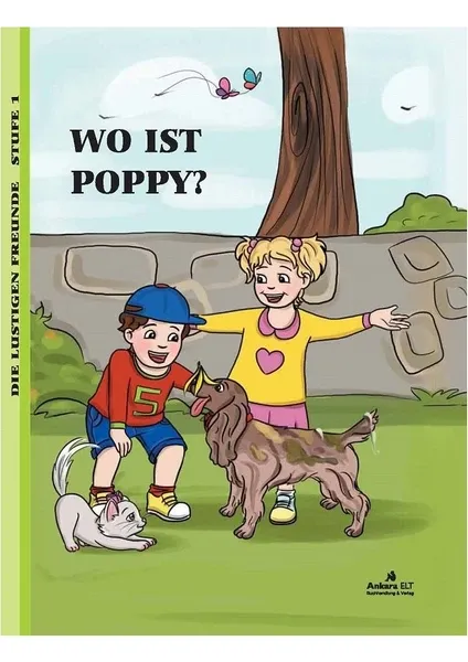 Wo Ist Poppy? (Level 1 / A1) - Almanca Hikaye Kitabı