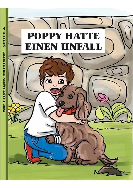 Poppy Hatte Einen Unfall (Level 4 / B2) - Almanca Hikaye Kitabı