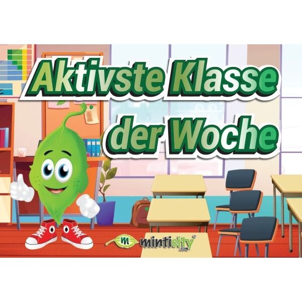 Sınıf Kapı Sticker Seti 5'li: Aktivste Klasse der Woche