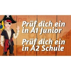 A1 Junior + A2 Schule Sınavları Hazırlık Materyalleri - Online (Prüf Dich Ein Online)
