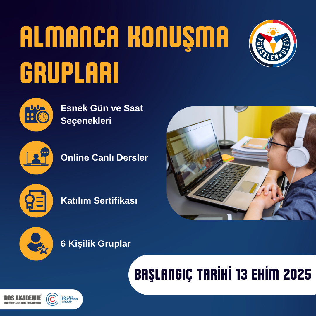 ALMANCA KONUŞMA GRUPLARI - YÜKSELEN KOLEJİ