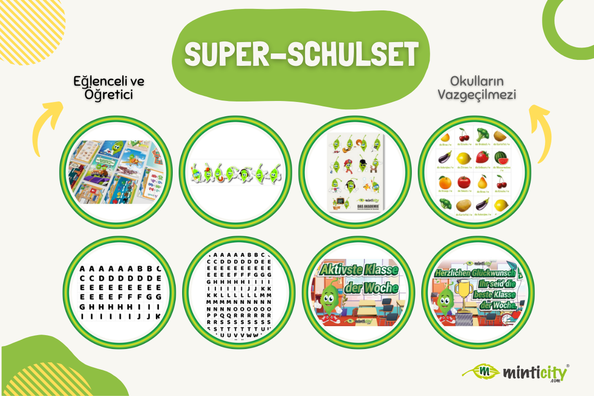Süper Okul Seti: MintiCity Super - Schulset