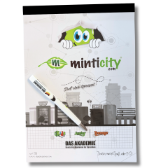 DAS Akademie & MintiCity A4 Bloknot
