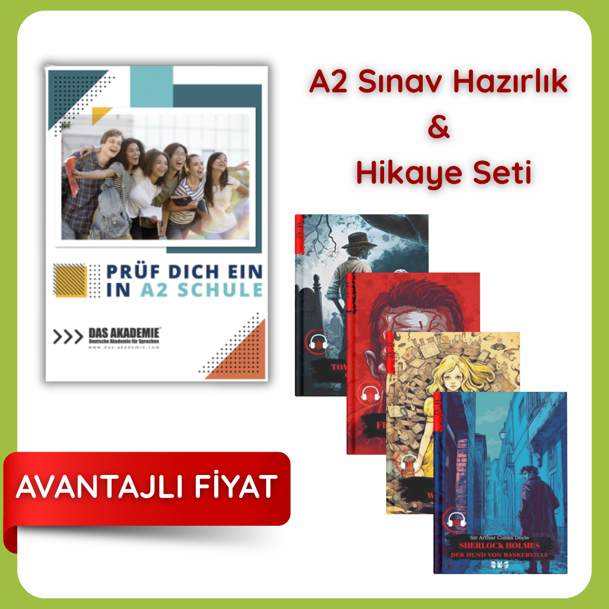A2 Sınav Hazırlık & Hikaye Seti