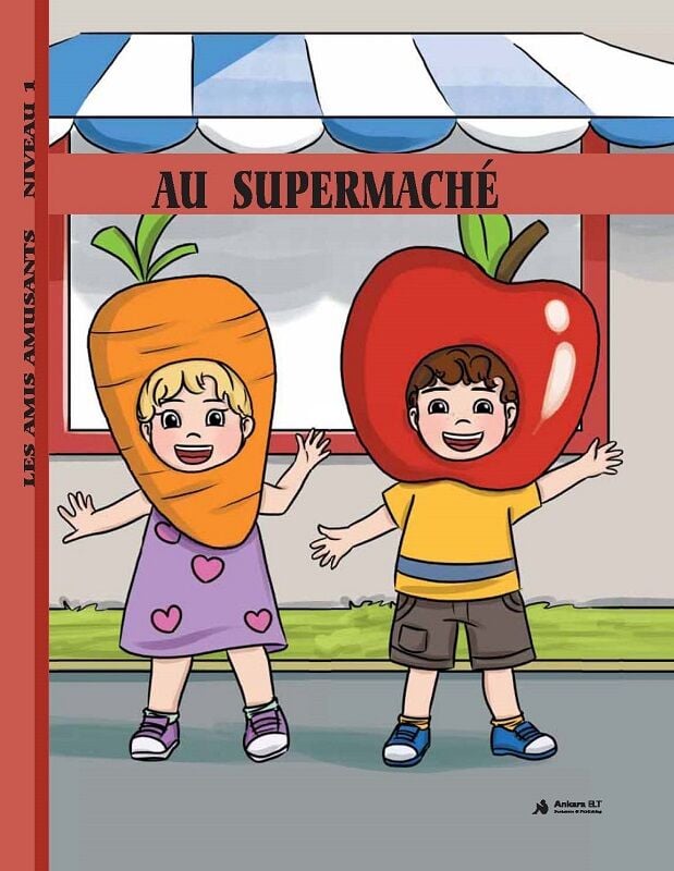 Au Supermache (Niveau 1) - Fransızca Hikaye Kitabı
