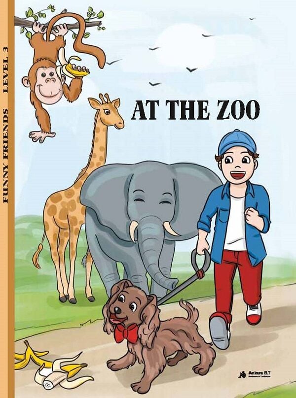 At The Zoo (Level 3) - İngilizce Hikaye Kitabı