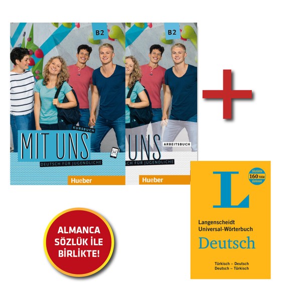 Mit Uns B2 Kursbuch Ve Arbeitsbuch + Langenscheidt...
