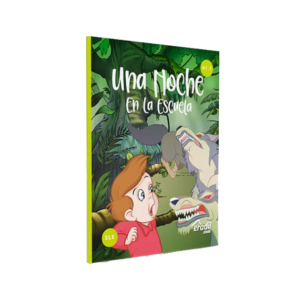 Una Noche en la Escuela A1.1 İspanyolca Hikaye Kitabı